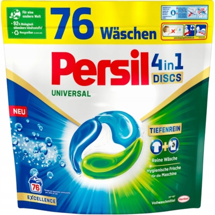 Persil Uniwersalne Discs 4w1 Kapsułki do Prania 76 sztuk (DE)