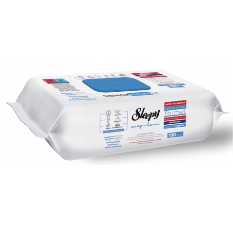 Sleepy Chusteczki Czyszczące Uniwersalne Easy Clean Blue 100 sztuk