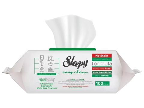 Sleepy Chusteczki Czyszczące Uniwersalne Easy Clean Green 100 sztuk
