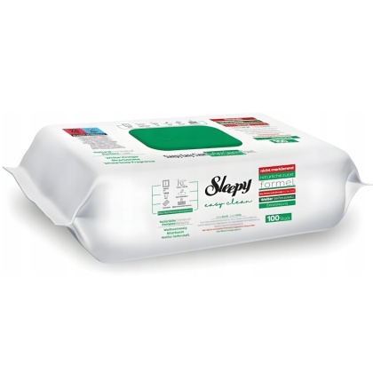 Sleepy Chusteczki Czyszczące Uniwersalne Easy Clean Green 100 sztuk