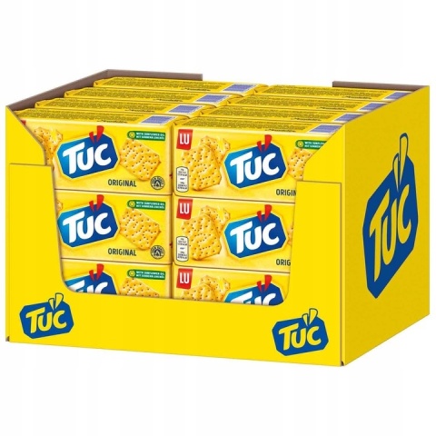 TUC Krakersy Oryginalne 100g - Klasyczna chrupiąca przekąska TUC Krakersy Oryginalne 100g - Klasyczna chrupiąca przekąska