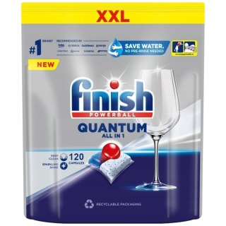 Tabletki do zmywarki Finish Quantum All in One 120 szt. XXL