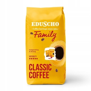 Eduscho Family 1kg kawa ziarnista robusta wysoka kofeina