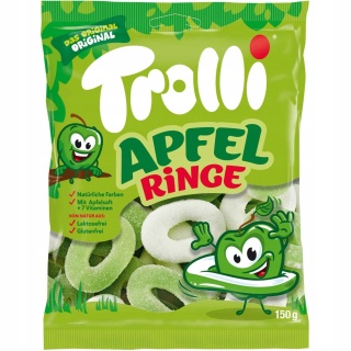Trolli Apfelringe żelki jabłkowe kwaśne 150 g