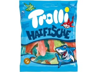 Trolli Haifische żelki rekiny 150 g owocowe tutti frutti