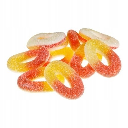 Trolli Pfirsich Ringe 150g - Żelki brzoskwiniowe w kształcie pierścieni Trolli Pfirsich Ringe 150g - Żelki brzoskwiniowe w kształcie pierścieni