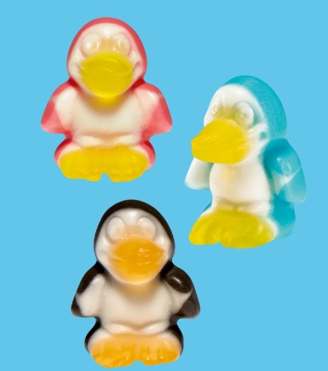 Trolli Pingummi Żelki Pingwiny 150 g - Bez glutenu i laktozy Trolli Pingummi Żelki Pingwiny 150 g - Bez glutenu i laktozy