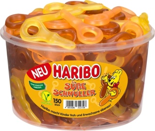 Żelki Haribo Süße Schnuller-Sweet Dummy guma owocowa o smaku coli wegetariańskie 1350g
