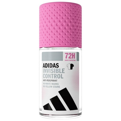 Adidas Women Invisible Control roll-on antyperspirant w kulce 50 ml 72h ochrona bez plam