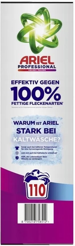 Ariel Professional Color+ proszek do prania kolorów niemiecki 6,05 kg 110 prań