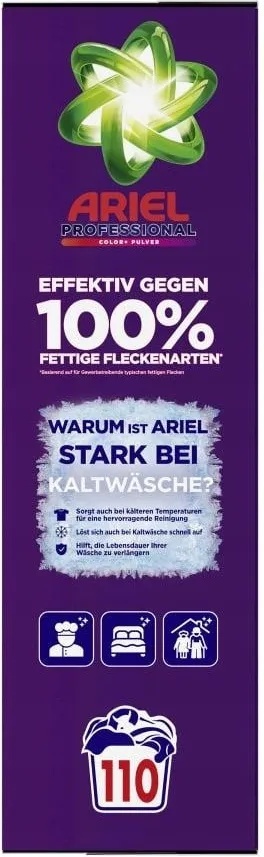Ariel Professional Color+ proszek do prania kolorów niemiecki 6,05 kg 110 prań