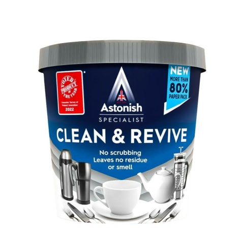 Astonish Clean & Revive proszek do usuwania osadów z kawy i herbaty 350 g