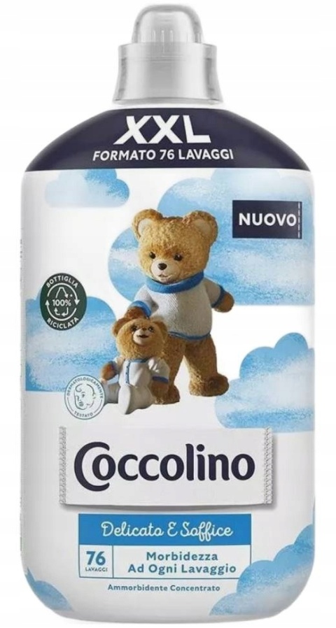 Coccolino Delicato e Soffice hipoalergiczny płyn do płukania 1,75 l 76 płukań