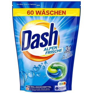 Dash Alpen Frische kapsułki do prania 60 szt 3w1 uniwersalne