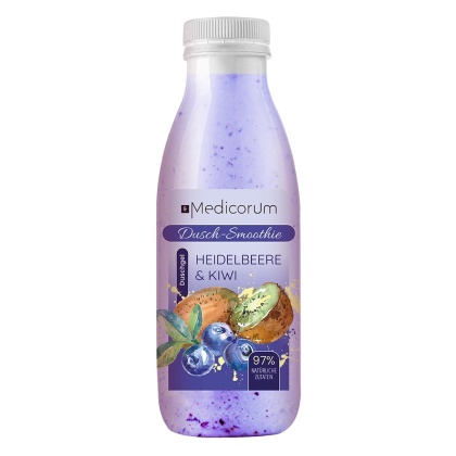 Dr Medicorum Smoothie do ciała Borówka Kiwi żel pod prysznic peelingujący 400 ml