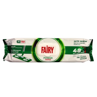 Fairy Power Wipes wkłady do mopa Białe Mydło 50 sztuk