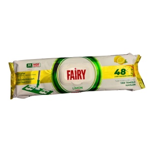 Fairy wkłady do mopa nawilżane Cytryna 50 sztuk