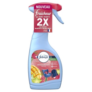 Febreze Owoce Egzotyczne 500 ml odświeżacz do tkanin spray tropikalny zapach