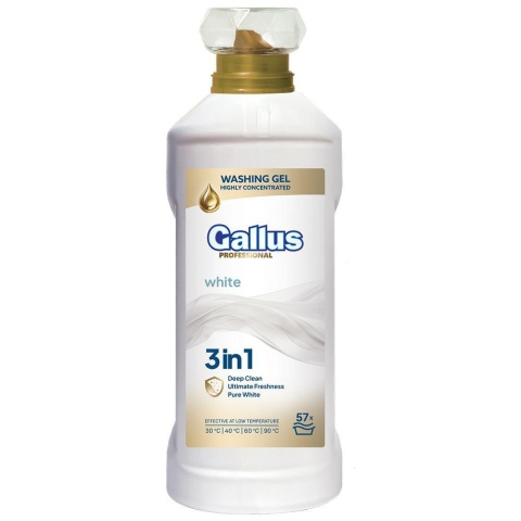 Gallus Professional Żel do prania bieli 3in1 2 L 57 prań