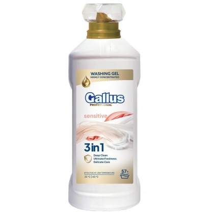 Gallus Professional Żel do prania delikatnych tkanin 3in1 Sensitive 2 L 57 prań