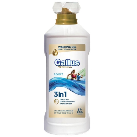 Gallus Professional Żel do prania tkanin sportowych 3in1 Sport 2 L 57 prań