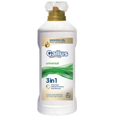 Gallus Professional Żel do prania uniwersalny 3in1 2 L 57 prań
