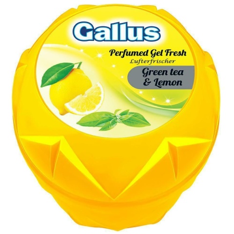 Gallus odświeżacz powietrza w żelu Zielona herbata i cytryna 150 g