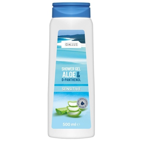 Gallus żel pod prysznic Aloes i D-panthenol 500 ml