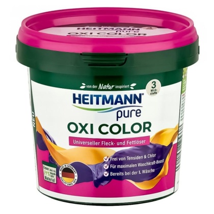 Heitmann Oxi Color odplamiacz do kolorowych tkanin 500 g