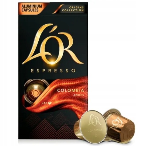 Kapsułki do Nespresso L’OR Espresso Colombia ANDES 10 sztuk