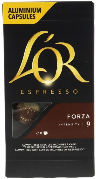 Kapsułki do Nespresso L’OR Espresso Forza 10 sztuk