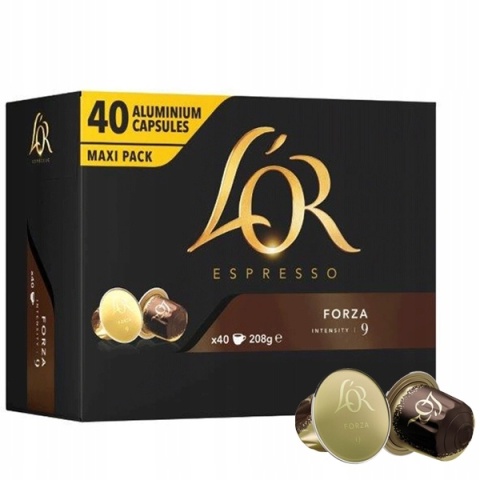 Kapsułki do Nespresso L’OR Espresso Forza 40 sztuk