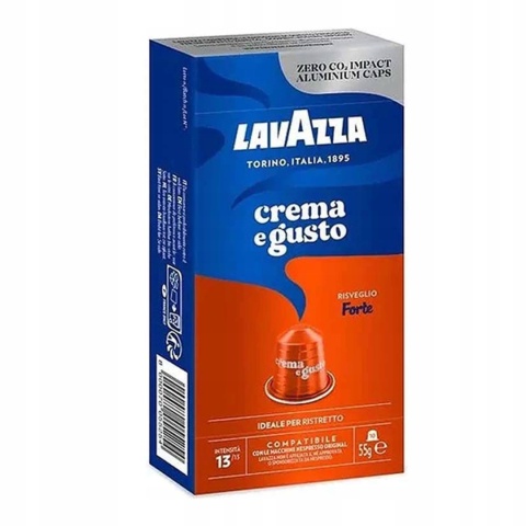 Kapsułki do Nespresso Lavazza Crema e Gusto Risveglio Forte 10 sztuk