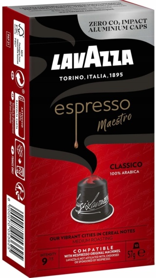 Kapsułki do Nespresso Lavazza Espresso Maestro Classico 10 szuk