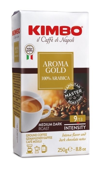 Kimbo Aroma Gold 250 g kawa mielona
