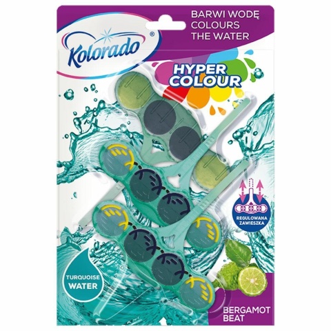 Kolorado kostka WC Hyper Colour Bergamot Beat 3x45 g
