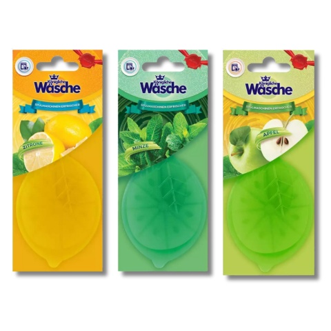 Königliche Wäsche Zestaw do zmywarki - Tabletki 68 szt., Sól 1,5 kg, Nabłyszczacz 1l, Czyścik 250ml, 3x Zapach