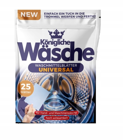 Königliche Wäsche niemieckie chusteczki do prania uniwersalne 25 szt
