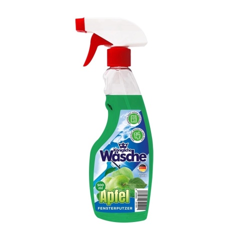 Königliche Wäsche zestaw płynów do mycia szyb i luster 2 × 500 ml (Apple + Lemon)