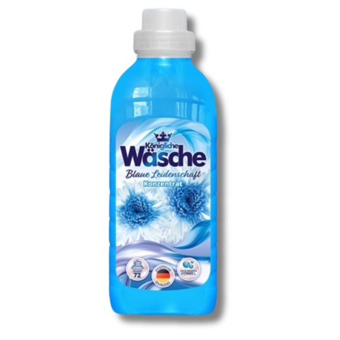 Königliche Wäsche zestaw płynów do płukania 216 płukań (1,8L x 3) Blue, Rosa, Grünes Paradies