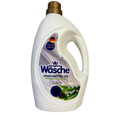 Königliche Wäsche zestaw żeli do prania 424 prania (3,2 l x 4) - Kolor, Biały, Czarny, Uniwersalny