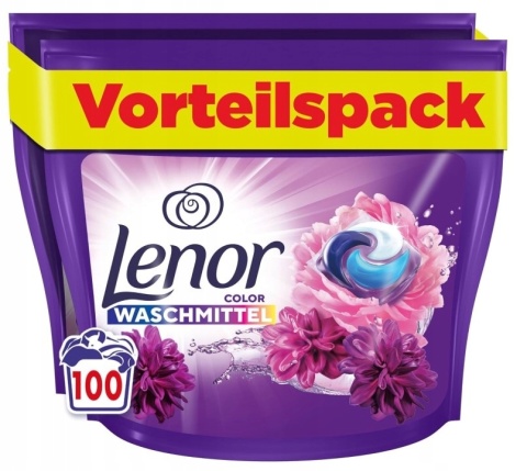Lenor Amethyst Blütentraum kapsułki do prania 3w1 niemieckie kolor 100 szt kwieciste marzenie