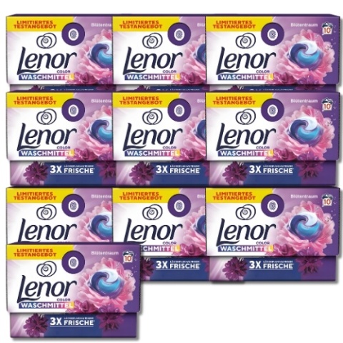 Lenor Amethyst Blütentraum kapsułki do prania 3w1 niemieckie kolor 100 szt kwieciste marzenie