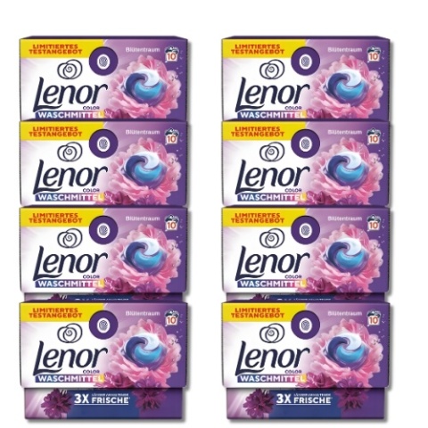 Lenor Amethyst Blütentraum kapsułki do prania 3w1 niemieckie kolor 80 szt kwieciste marzenie