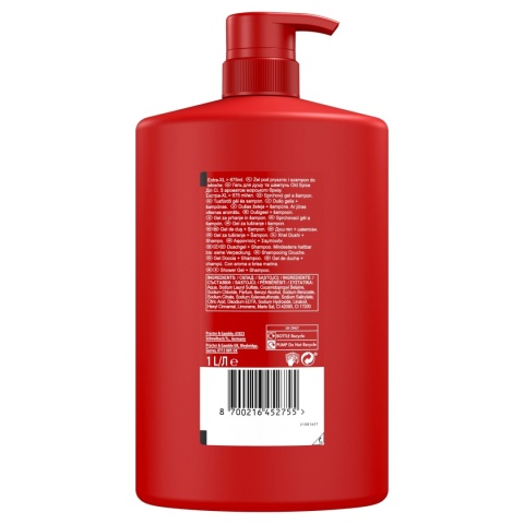 Old Spice Deep Sea żel pod prysznic i szampon 3 w 1 z pompką 1000 ml