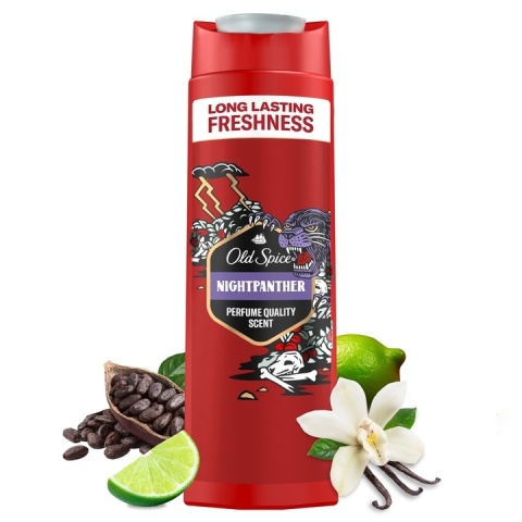 Old Spice Night Panther żel pod prysznic i szampon 3 w 1 400 ml