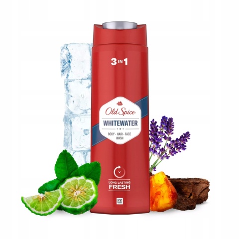 Old Spice Whitewater żel pod prysznic dla mężczyzn 3w1 400 mlOld Spice Whitewater żel pod prysznic dla mężczyzn 3w1 400 ml