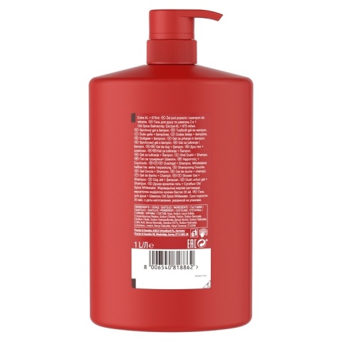 Old Spice Whitewater żel pod prysznic i szampon 3 w 1 1000 ml