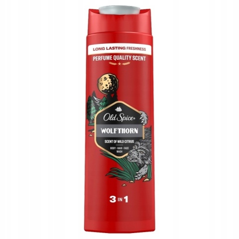 Old Spice zestaw żeli pod prysznic i szamponów dla mężczyzn 3w1 mix 4 x 400 ml