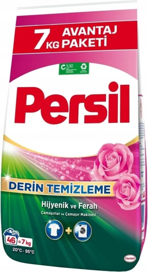 Persil Professional Deep Clean Rose Proszek do Prania Białego i Uniwersalnego 7 kg 46 prań